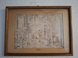 Katsushika Hokusai xilografia , 1800-as évek eleje  / ukijo e stílus