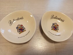Ballantine's Scotch Whisky porcelán hamutartó / tányér, Nibles modell, Orchies France gyártmány