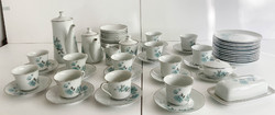 Nagyon ritka, japán Noritake Rose 12 fős  teás, uzsonnázó készlet