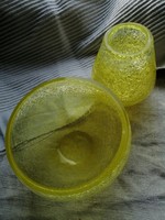 Karcagi Veil Glass Vase and Tray