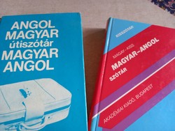 2db kis Angol Magyar Magyar Angol kézi szòtár