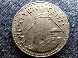 Barbados II. Erzsébet (1966-2021) 25 Cent 1973