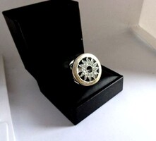 Ezüst bvlgari design gyűrű 53
