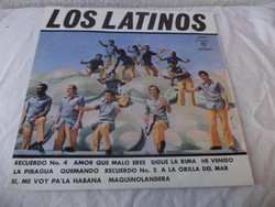 Los Latinos kubai zene bakelit (4619)