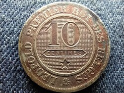 Belgium I. Lipót (1831-1865) 10 centime francia szöveg 1863