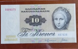 Dánia - 10 korona - 1976