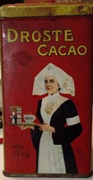 Droste cacao old antique Dutch metal box
