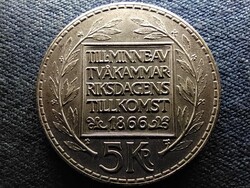 Svédország A kétkamarás alkotmányos reform 100. évfordulója .400 ezüst 5 Korona 19