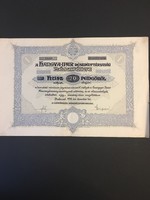Hangya-Ipar Részvénytársaság Részvény 1926.