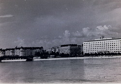 Régi fotónegatív Budapest anno, Panoráma a budai oldalról 1960-as évek kb.  B12/79