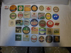 Harminckét darab régi, retro söralátét, poháralátét együtt