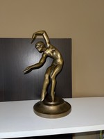 Kerényi Jenő: Táncosnő - Bronz szobor