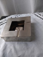 Outdoor silver ashtray