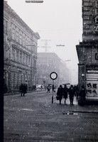 Régi fotónegatív Szeged belvárosi utcák 1960-as évek  B12/4/23