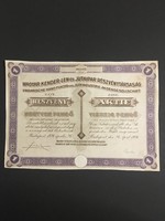Magyar Kender-, Len- és Jutaipari Részvénytársaság Részvény 1926.