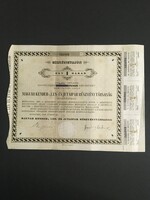 Magyar Kender-, Len- és Jutaipari Részvénytársaság Részvényutalvány 1946.