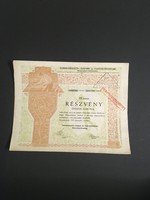 Dunaharaszti-i Faipari és Fakereskedelmi Részvénytársaság Részvény 1923.