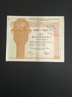 Dunaharaszti-i Faipari és Fakereskedelmi Részvénytársaság Részvény 1923.