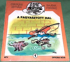 1989.Csukás - Sajdik : A NAGY HO-HO-HO-HORGÁSZ TÉLEN - Fagyasztott hal mese a képek szerint MTV