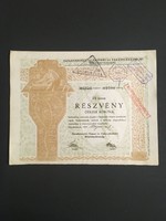 Dunaharaszti-i Faipari és Fakereskedelmi Részvénytársaság Részvény 1923.
