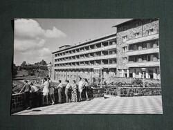 Képeslap,Galyatető,SZOT üdülő szálló látkép,részlet, 1966-