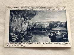 Antik, régi képeslap - Tury Gyula - A Szegedi Képzőműv. E. kiállításából 1903               -6.