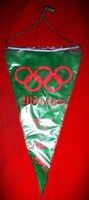 Az 1972. MÜNCHEN olimpiai játékok sport kisebb zászló kétoldalas 22 cm a képek szerint