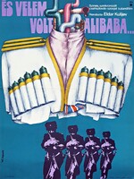 Cím: ’ ÉS VELEM VOLT ALIBABA… ’ ( ’ VETRNE MORE ’ )  1974. retró mozifilm plakát.