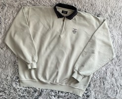Hugo Boss vintage quarter zip oversized fit női pulóver