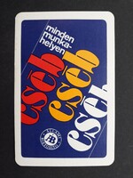 Kártyanaptár 1976 - Állami Biztosító, ÁB, CSÉB, Minden Munkahelyen feliratú zsebnaptár