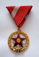 Kiváló Szolgálatért Érdemrend  szocialista kitüntetés