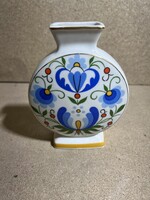 Vintage Porcelain Vase | Lubiana Made in Poland | 70s White with Florals .16cm. 3403