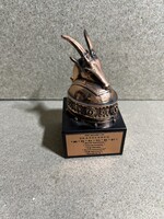 Albán bronz emlékszobor, kecskével. 3709