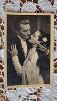 TOLNAY KLÁRI DARVAS IVÁN RÓMEÓ ÉS JULIA SZÍNÉSZ SZÍNMŰVÉSZ KÉPESLAP SZINHÁZ FILM SZÍNMŰVÉSZET