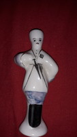 Gyönyörű antik CCCP kicsi 7 cm POLONNOE OROSZ RITKA porcelán figura KOZÁK a képek szerint