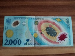 Románia, 2000 Lei,Lej 1999