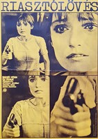 Cím: ’ RIASZTÓLÖVÉS ’  Bacsó Péter  filmje.1960-1970-es évek, retró mozifilm plakát