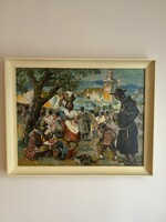 József Palkó 1919-2004 with certificate of authenticity