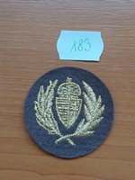 MH POSZTÓKÖPENY UJJÁN LÉVŐ RENDFOKOZATHOZ HÍMZETT TÖLGYKOSZORÚ TÁBORNOKI 183.