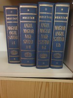Orzságh László: Angol - Magyar; Magyar - Aggol 4 kötet