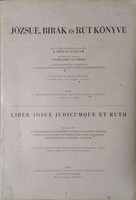 Józsué, Bírák és Rút könyve - Károlyi Gáspár - Czeglédy Sándor - a Magyar Bibliatanács Ószövetségi S