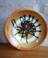 Retro kicsi, kerámia tálka, falitányér