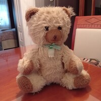 Brummogó, kedves, régi  mackó, 39 cm magas,