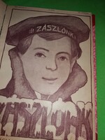 Antik ZÁSZLÓNK 1904 - 1905 cserkész ifjúsági lap, III.TELJES ÉVAD KÖNYVBE kötve képek szerint