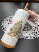 Fa papírtörlőtartó /világosbarna/
