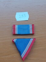 MAGYAR NÉPHADSEREG ÉRDEMÉREM SZALAGSÁV 2 DB 253.