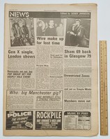 New Musical Express NME 1979/6/16 Cars Bowie Lofgren ELO Thin Lozzy PIL Tosh Peter Green John Cooper