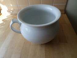 Antik Fischer & Mieg (Pirkenhammer) fehér porcelán bili éjjeli edény
