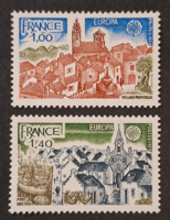 1977. FRANCIAORSZÁG - EURÓPA bélyegsor - postatiszta  (V-366.)