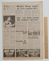 New Musical Express NME 1979/6/9 Dire Straits Raincoats B52s Devo Numan Bowie Honey Bane Ted Nugent